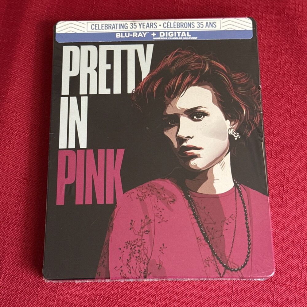 Pretty in Pink Blu-ray SteelBook 35th Anniversary Edition NEW SEALED